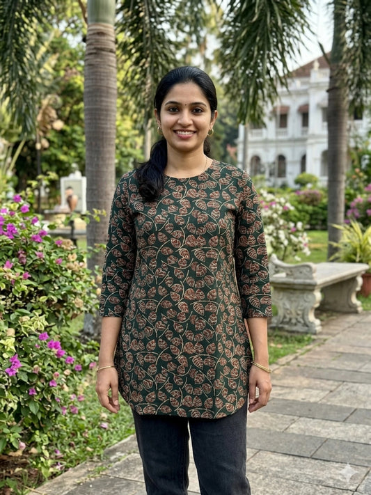 Green Tunic Top