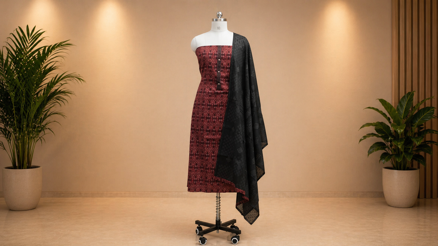 Block Print Suit Materials-87