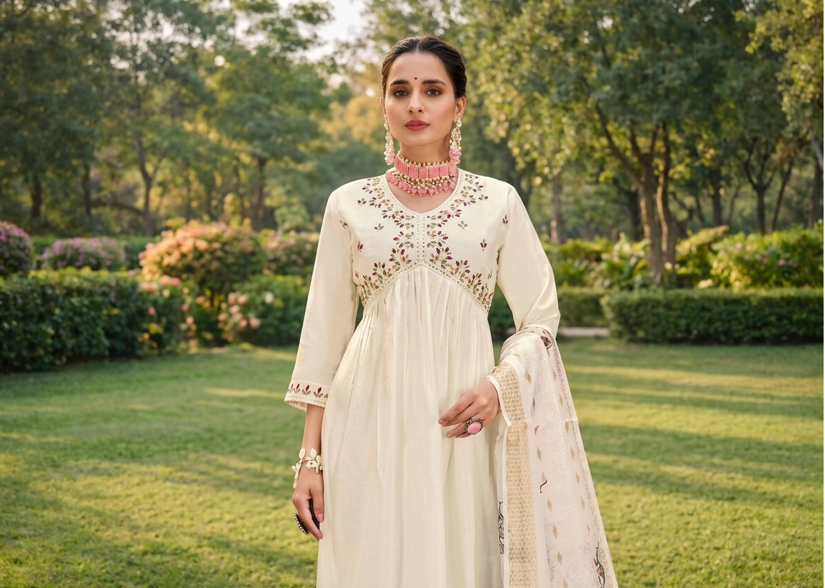 Alia Cut Kurti Set