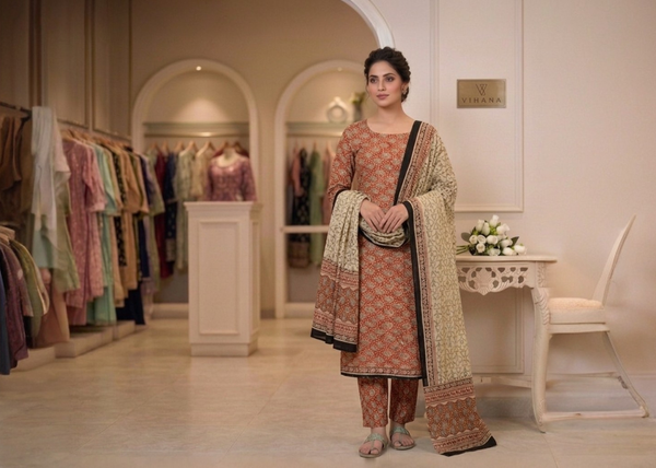 Modal & Muslin Silk Suit Materials