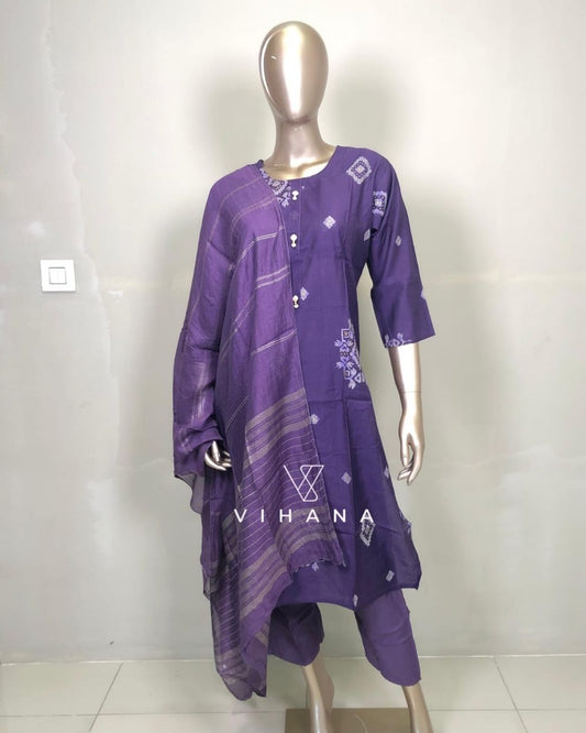 Purple Color Salwar Suit Vatican Printed-AKSHVHI-127