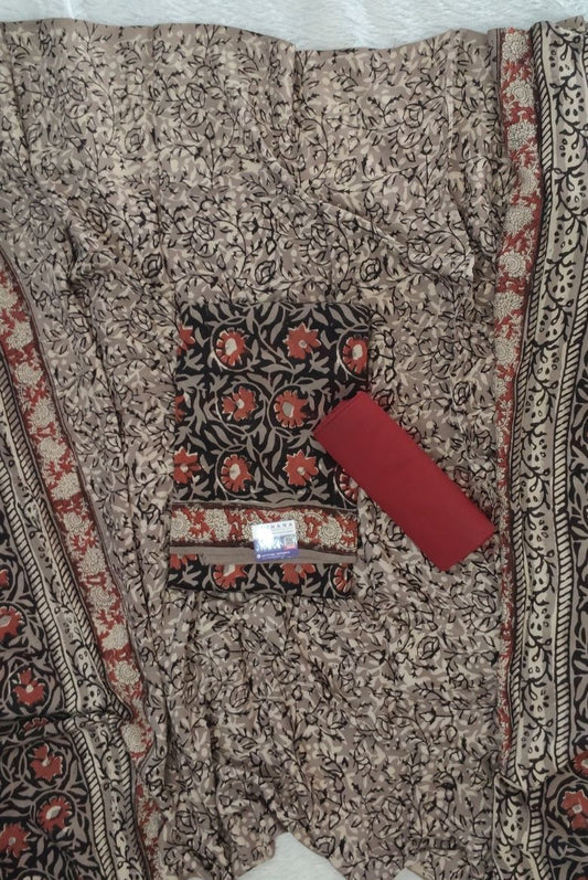 Luxurious Modal Muslin Silk Javata Floral Printed Salwar Suit Material