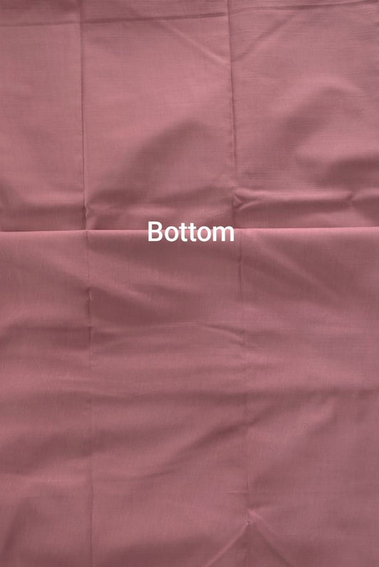 Blueish Grey-Peach Tissue Suit Material