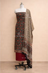Luxurious Modal Muslin Silk Javata Floral Printed Salwar Suit Material ; Colour - Black