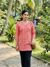 Peach Pink Tunic Top